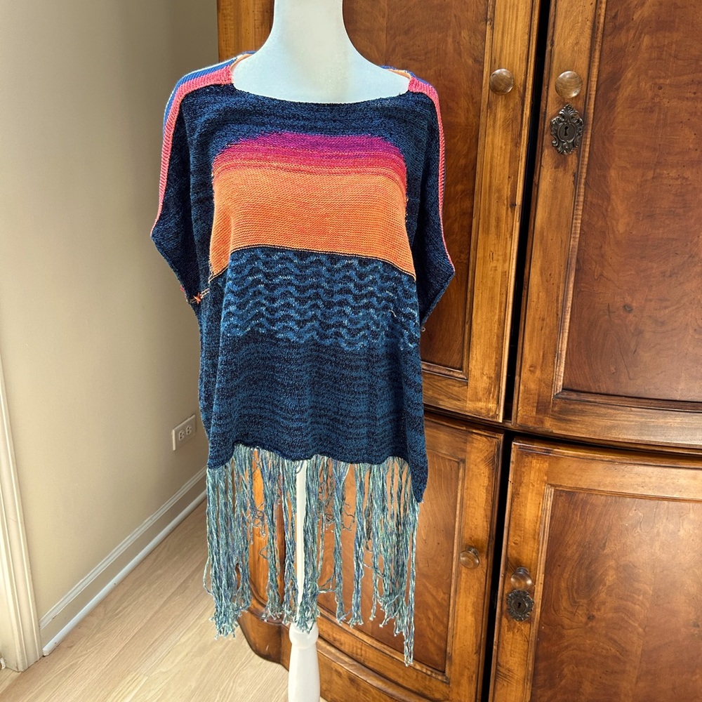 New Free People knit festival top